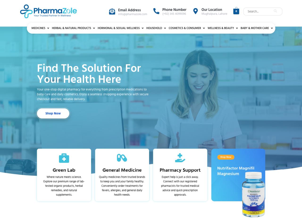Web design and development project 1